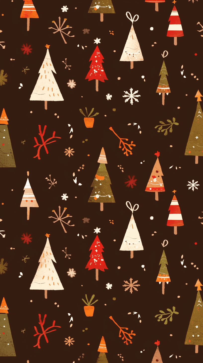 Christmas Tree 438 original repeating artwork