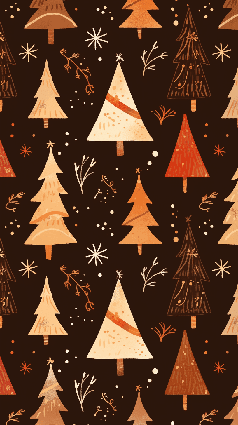 Christmas Tree 416 original repeating artwork