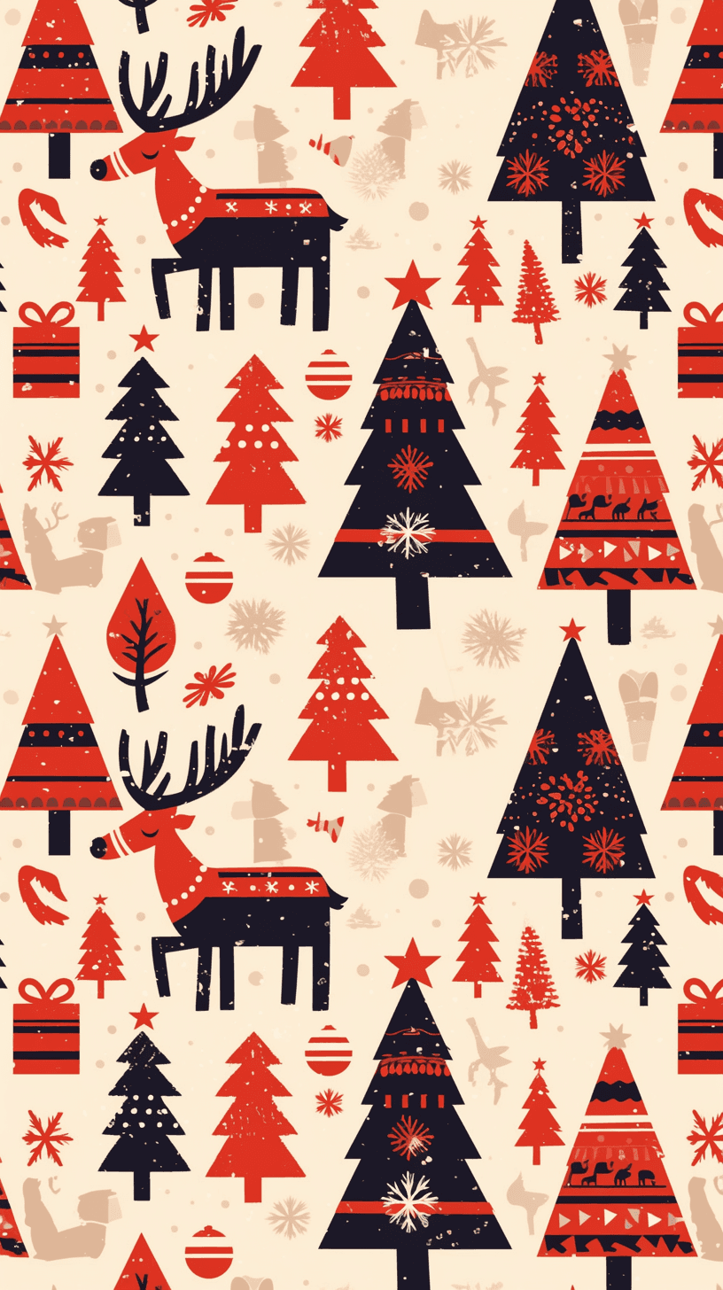 Christmas Tree 694 original repeating artwork