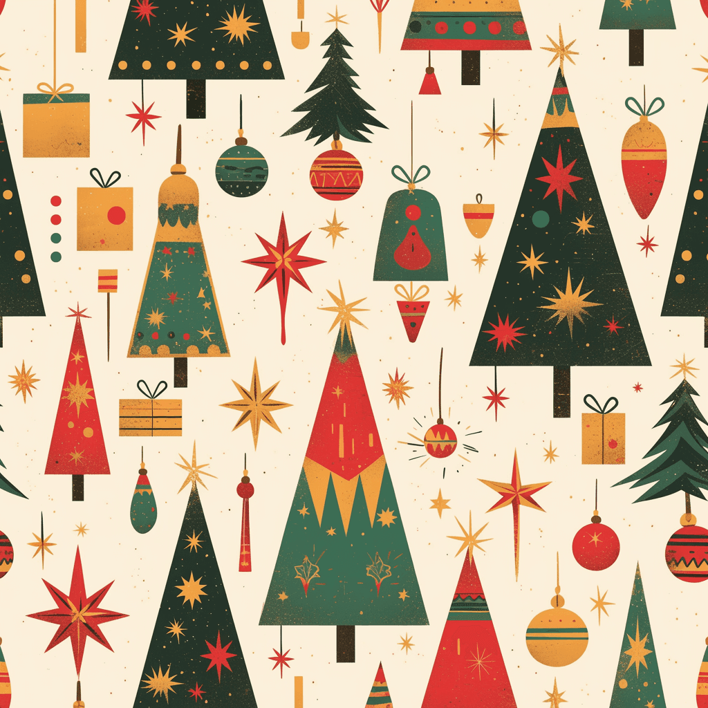 Christmas Tree 643 original repeating artwork