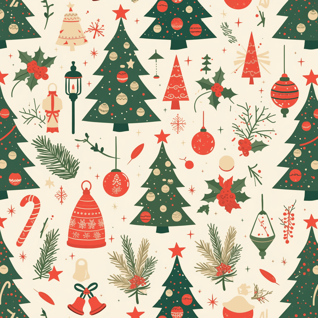 Christmas Tree 806 original repeating artwork