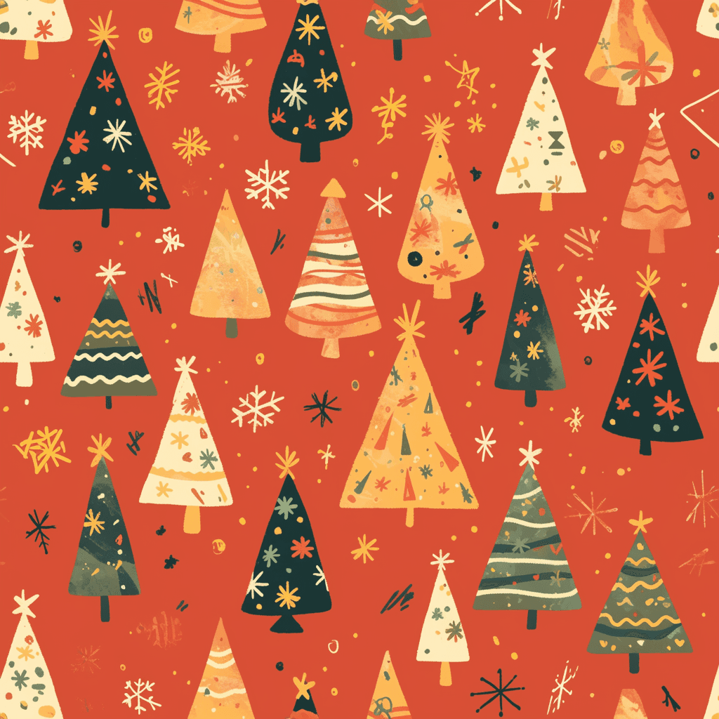 Christmas Tree 385 original repeating artwork
