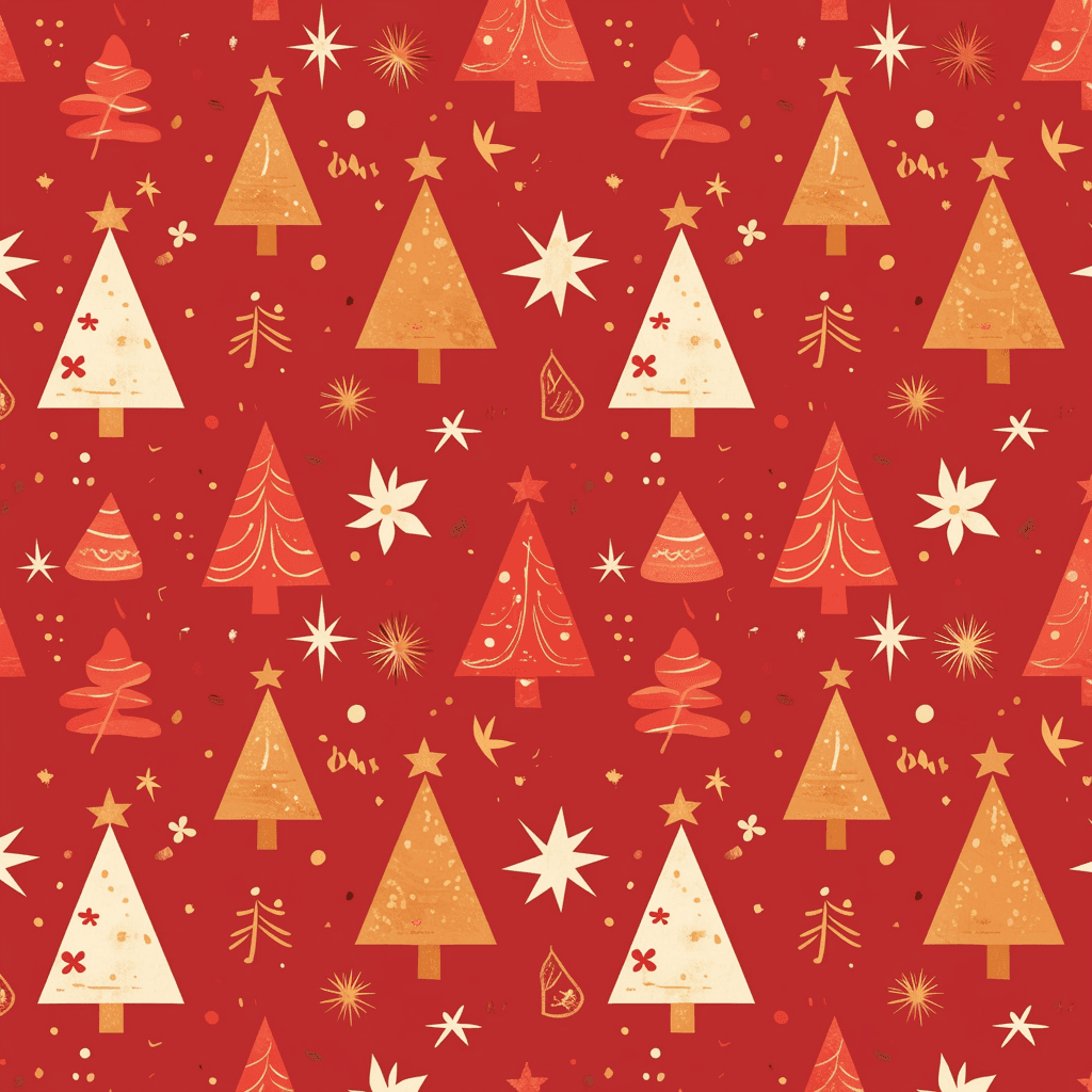 Christmas Tree 308 original repeating artwork