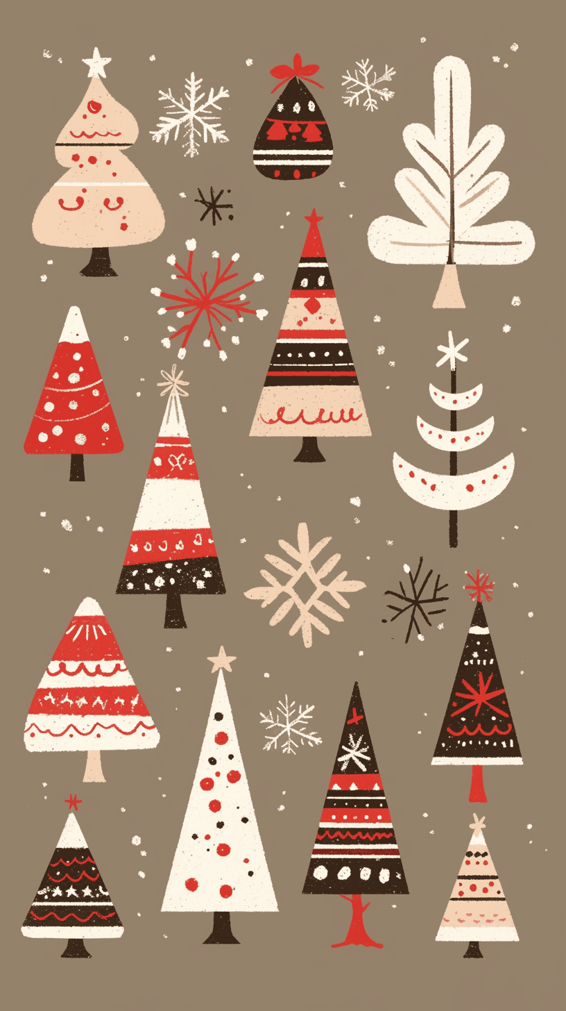 Christmas Tree 745 original repeating artwork