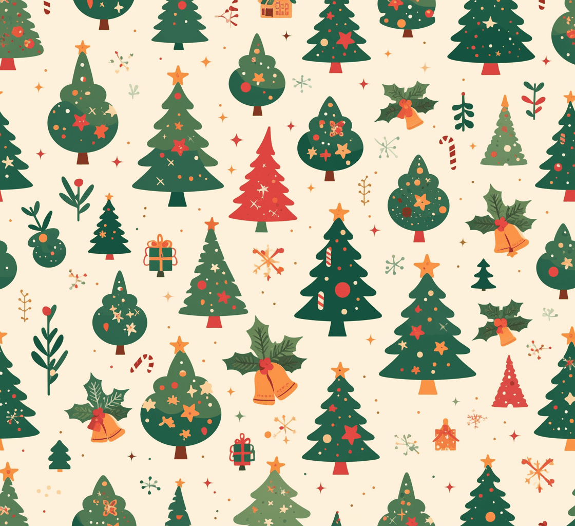 Christmas Christmas Tree 116 original repeating artwork