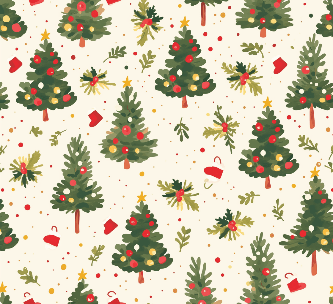 Christmas Tree 106 original repeating artwork
