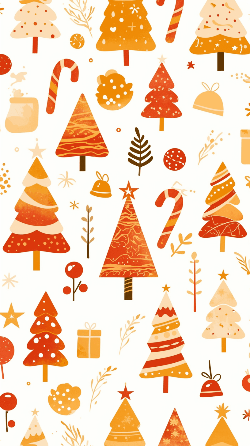 Christmas Tree 074 original repeating artwork