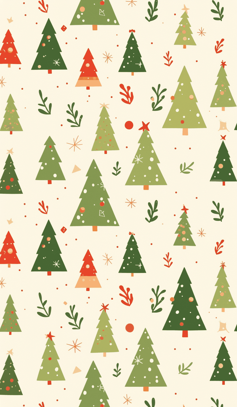 Christmas Christmas Tree 128 original repeating artwork