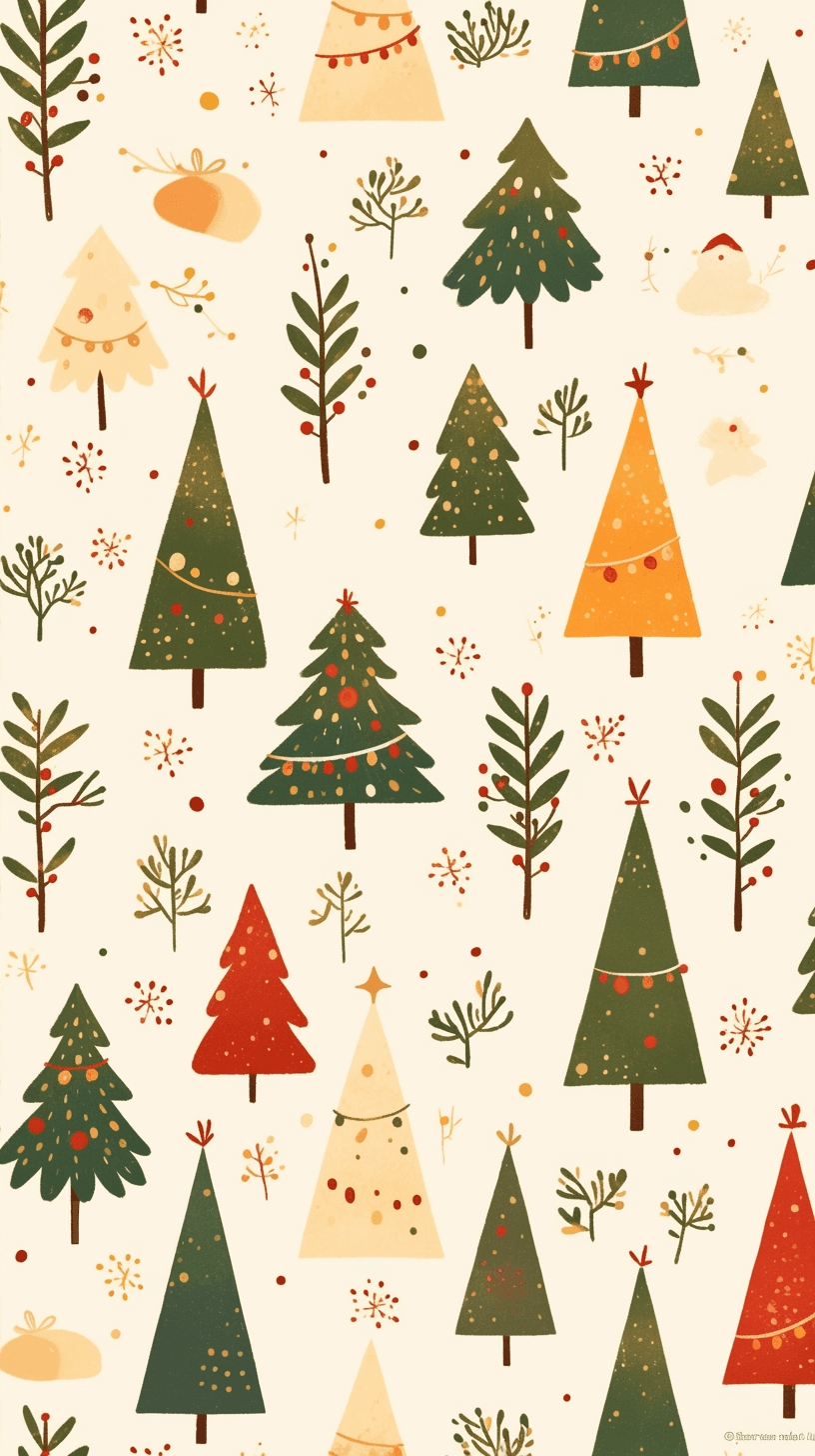 Christmas Tree 011 original repeating artwork