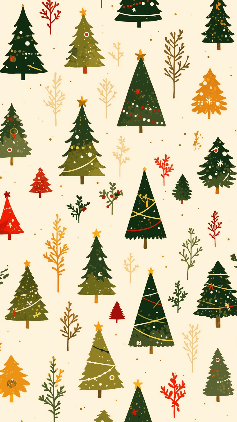 Christmas Tree 028 original repeating artwork