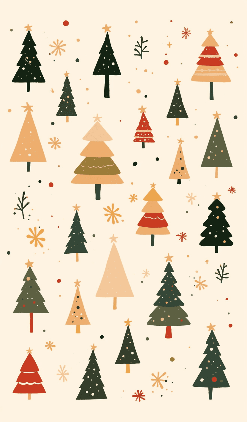 Christmas Tree 177 original repeating artwork