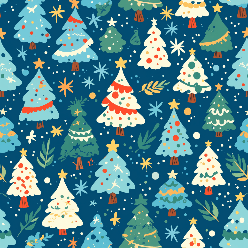 Christmas Tree 271 original repeating artwork