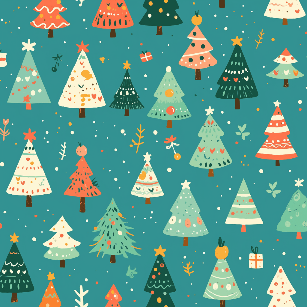 Christmas Tree 264 original repeating artwork