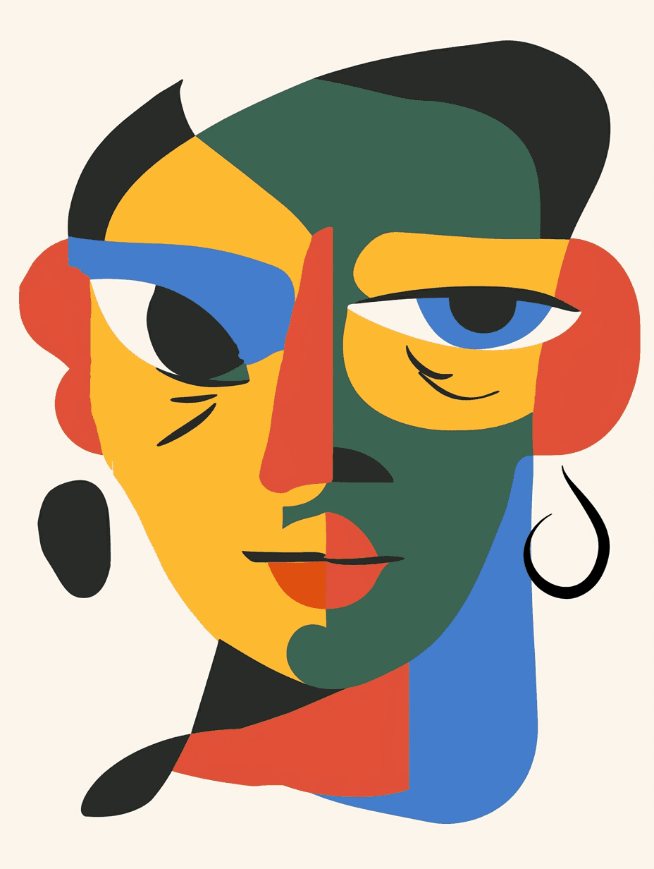 Face Parade original repeating artwork