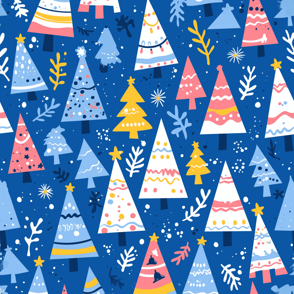 Christmas Tree 304 original repeating artwork