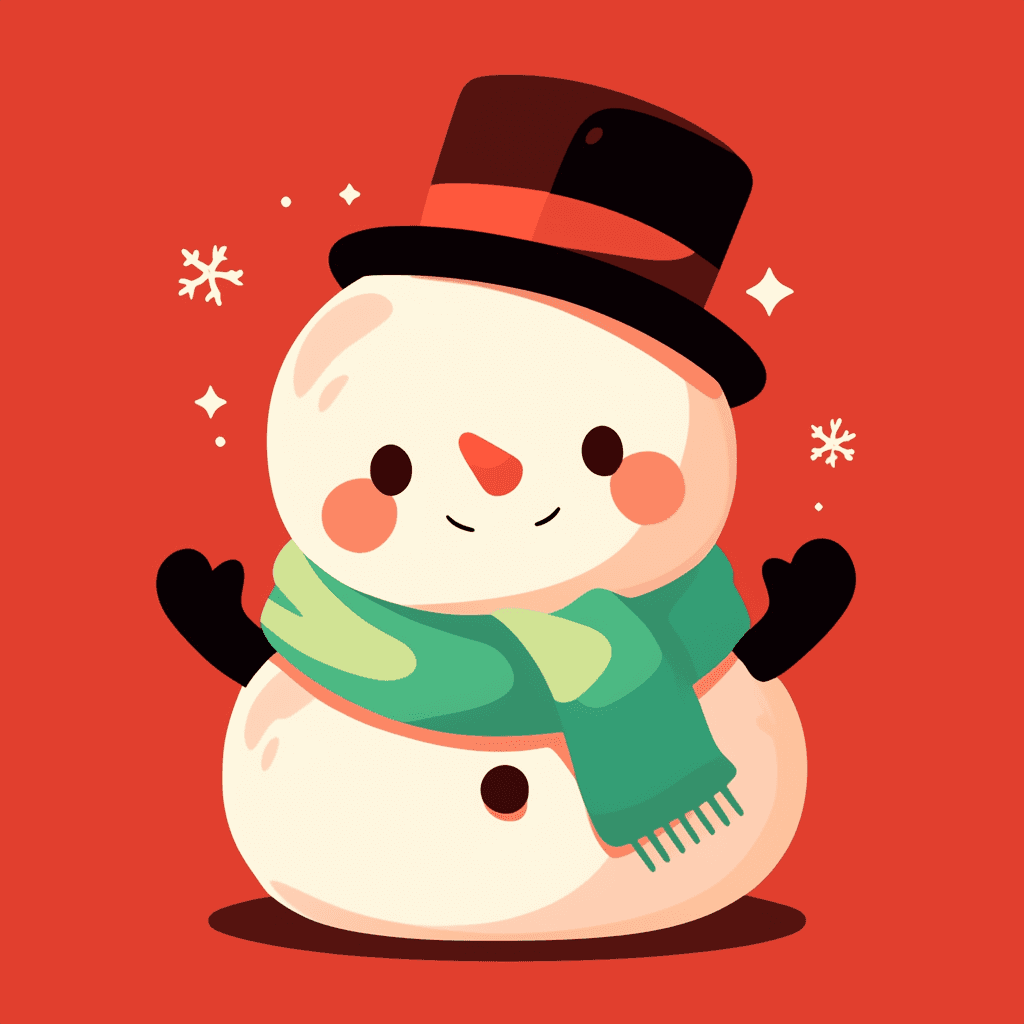Christmas Snowman Crew original repeating artwork