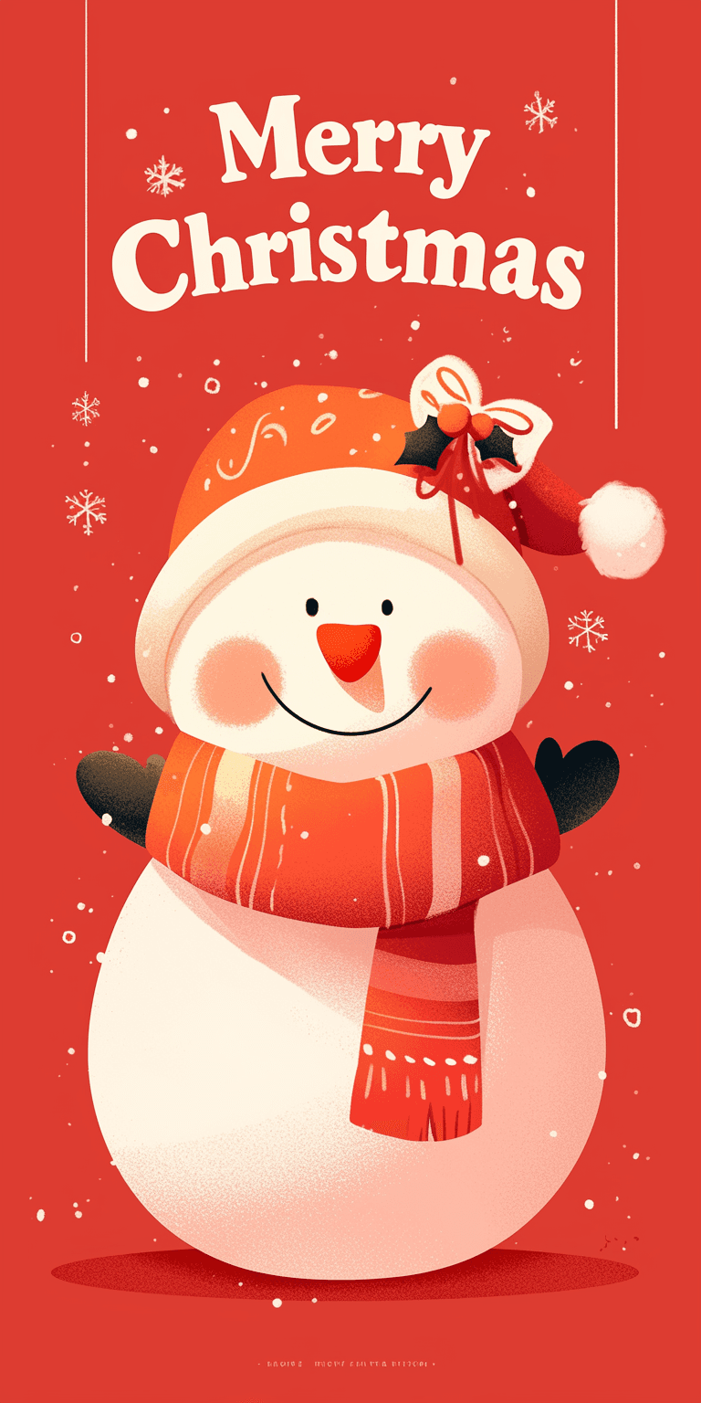 Christmas Snowman Session original repeating artwork