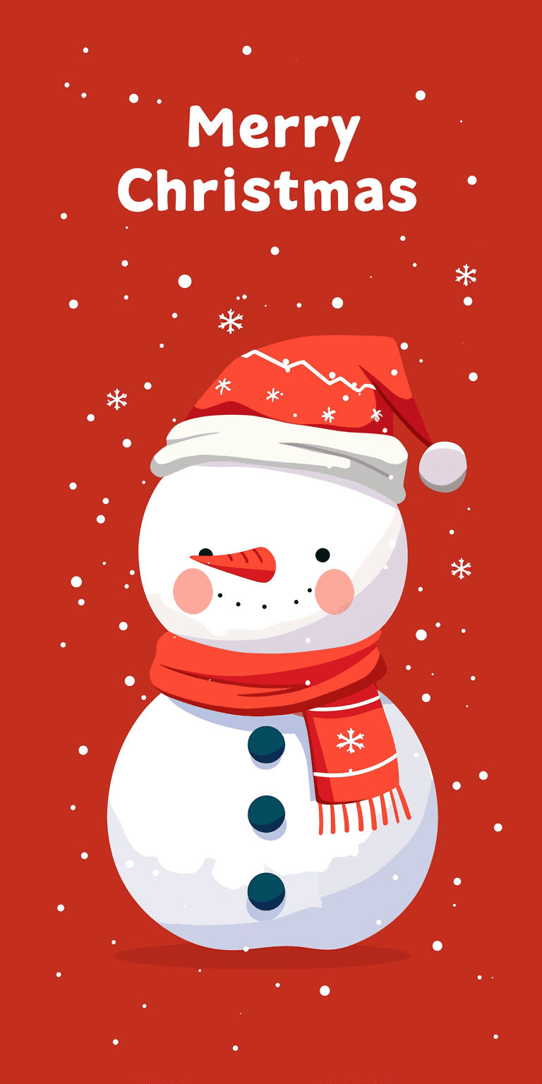 Christmas Snowman 008 original repeating artwork
