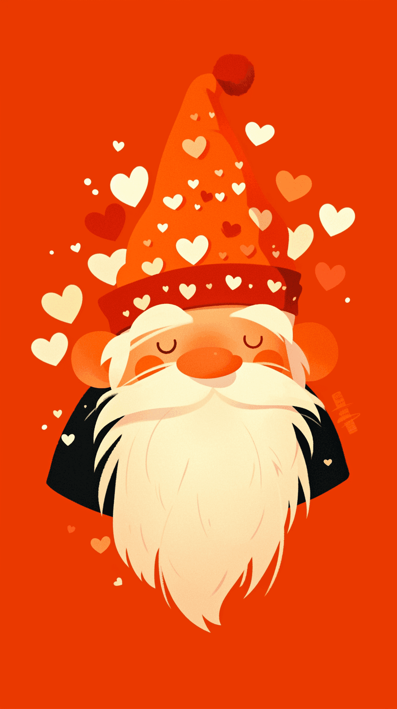 Christmas Santa Slide original repeating artwork