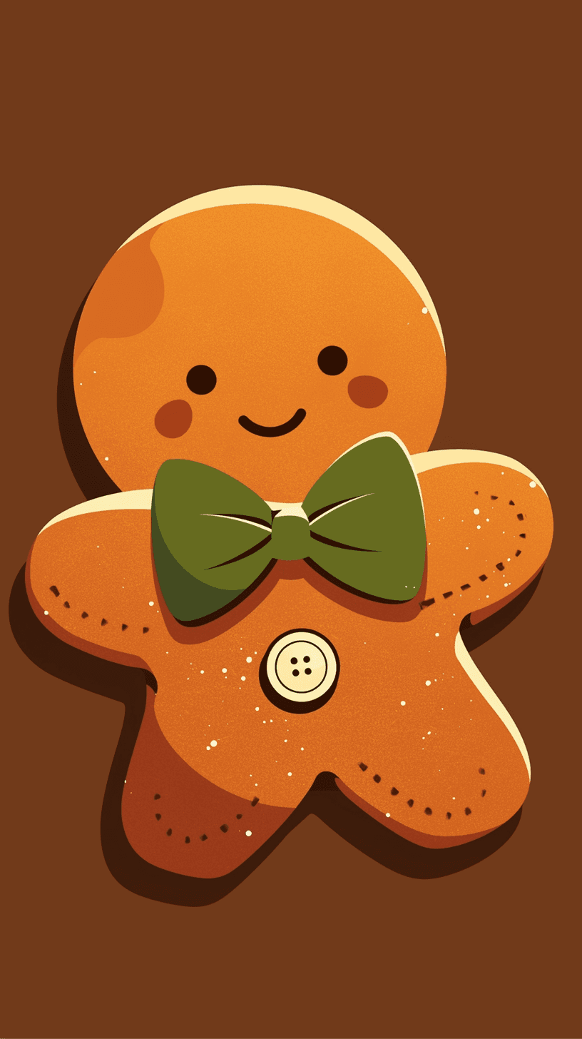 Christmas Gingerbread Beats original repeating artwork