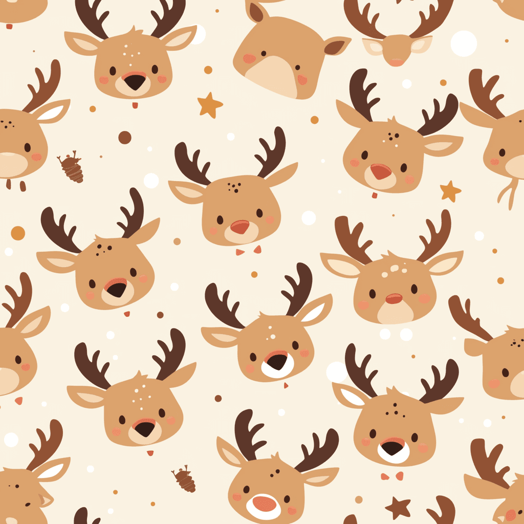Christmas Reindeer 003 original repeating artwork
