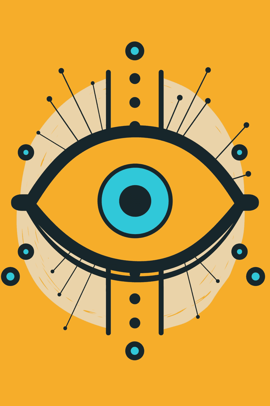 Eye Prism original repeating artwork