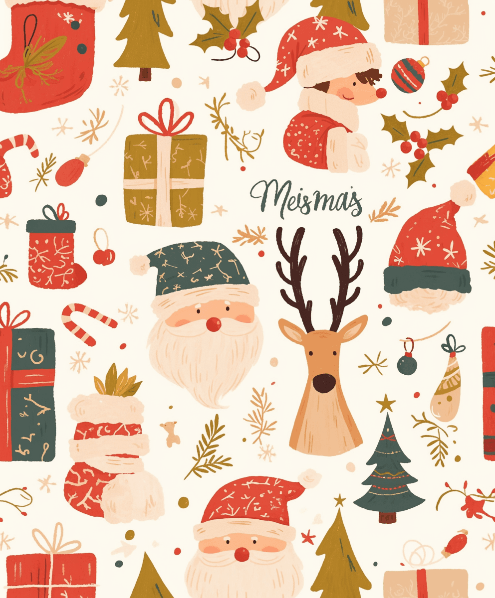 Christmas 170 original repeating artwork