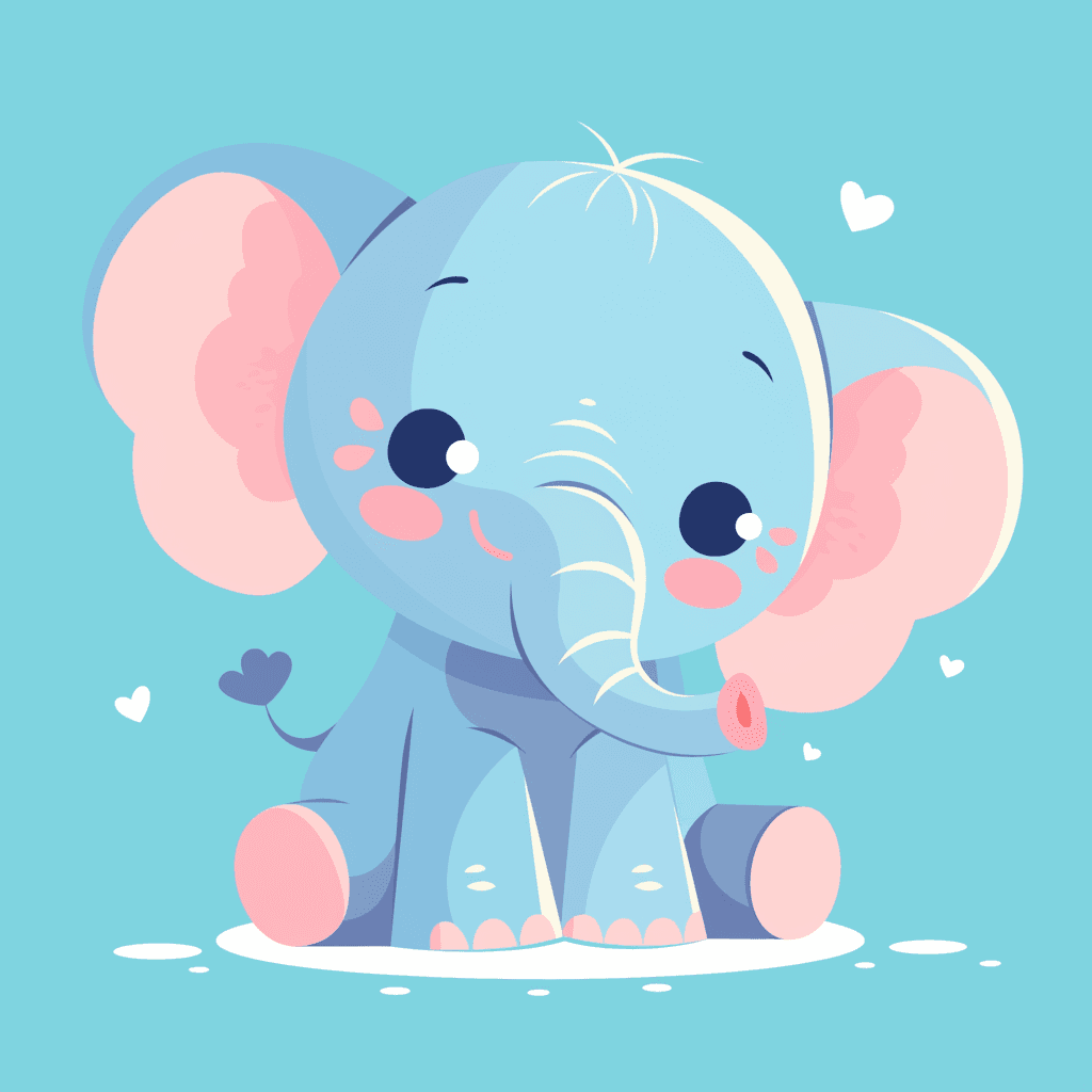 Elephant Run original repeating artwork