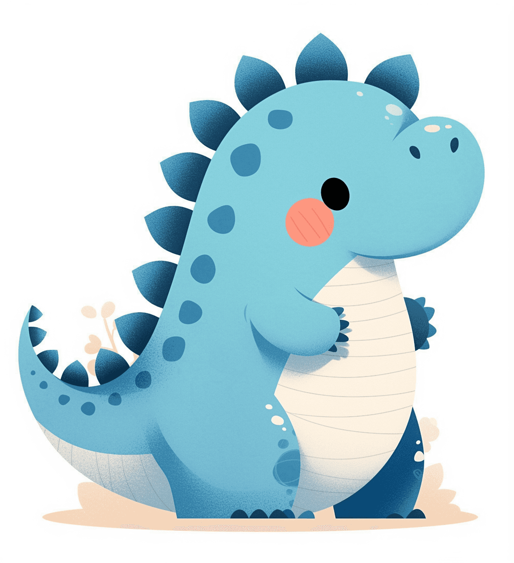 Dinosaur Flow original repeating artwork