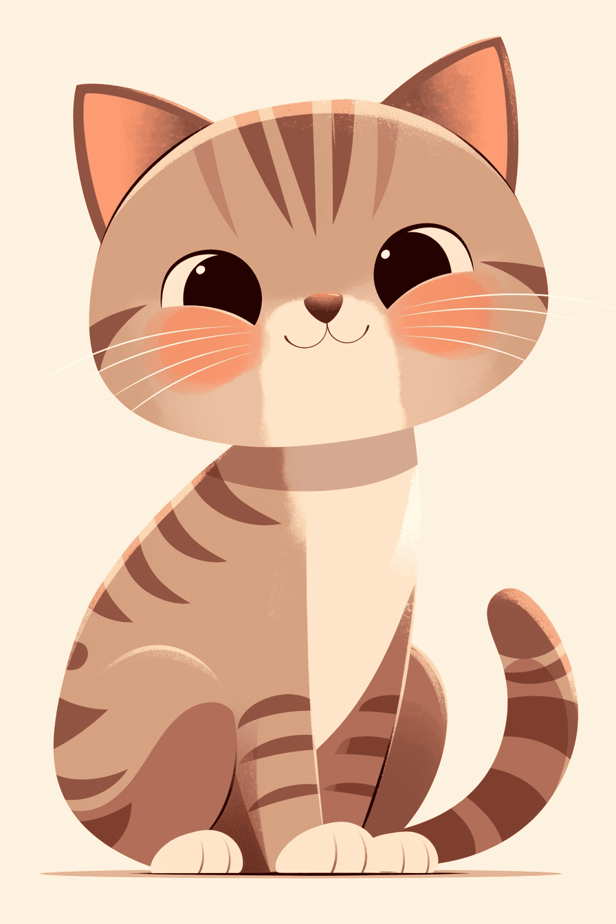 Cat 355 original repeating artwork
