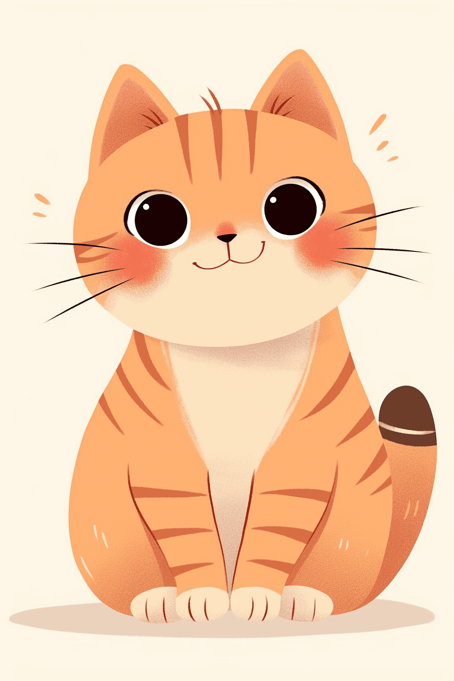 Cat 381 original repeating artwork