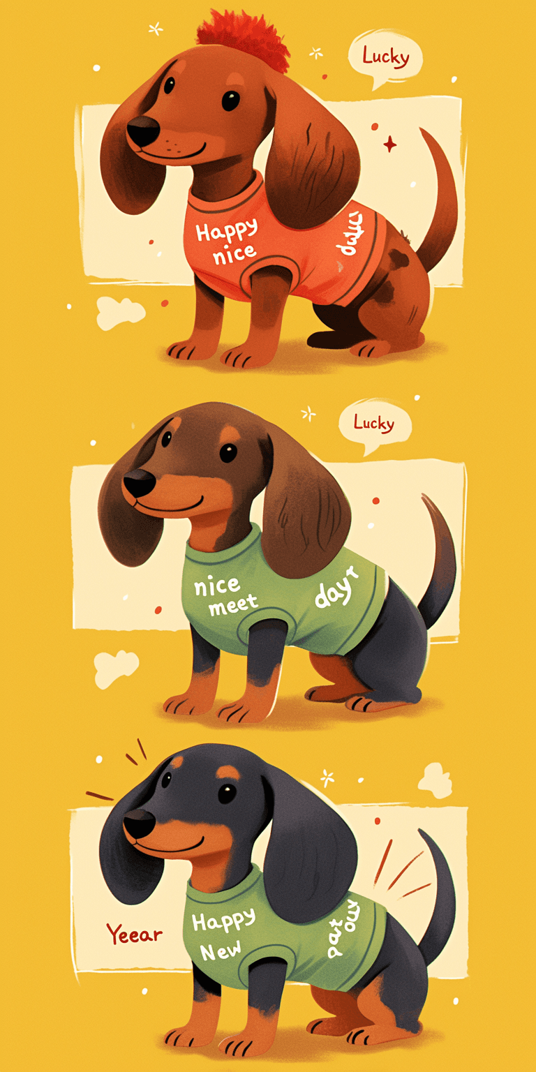Dog 211 original repeating artwork