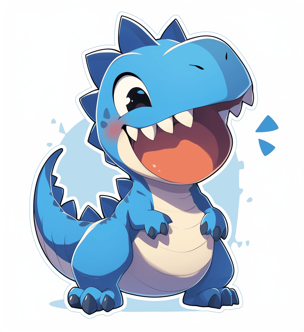 Dinosaur Golden original repeating artwork