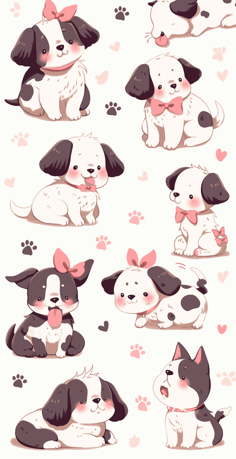 Dog 158 original repeating artwork