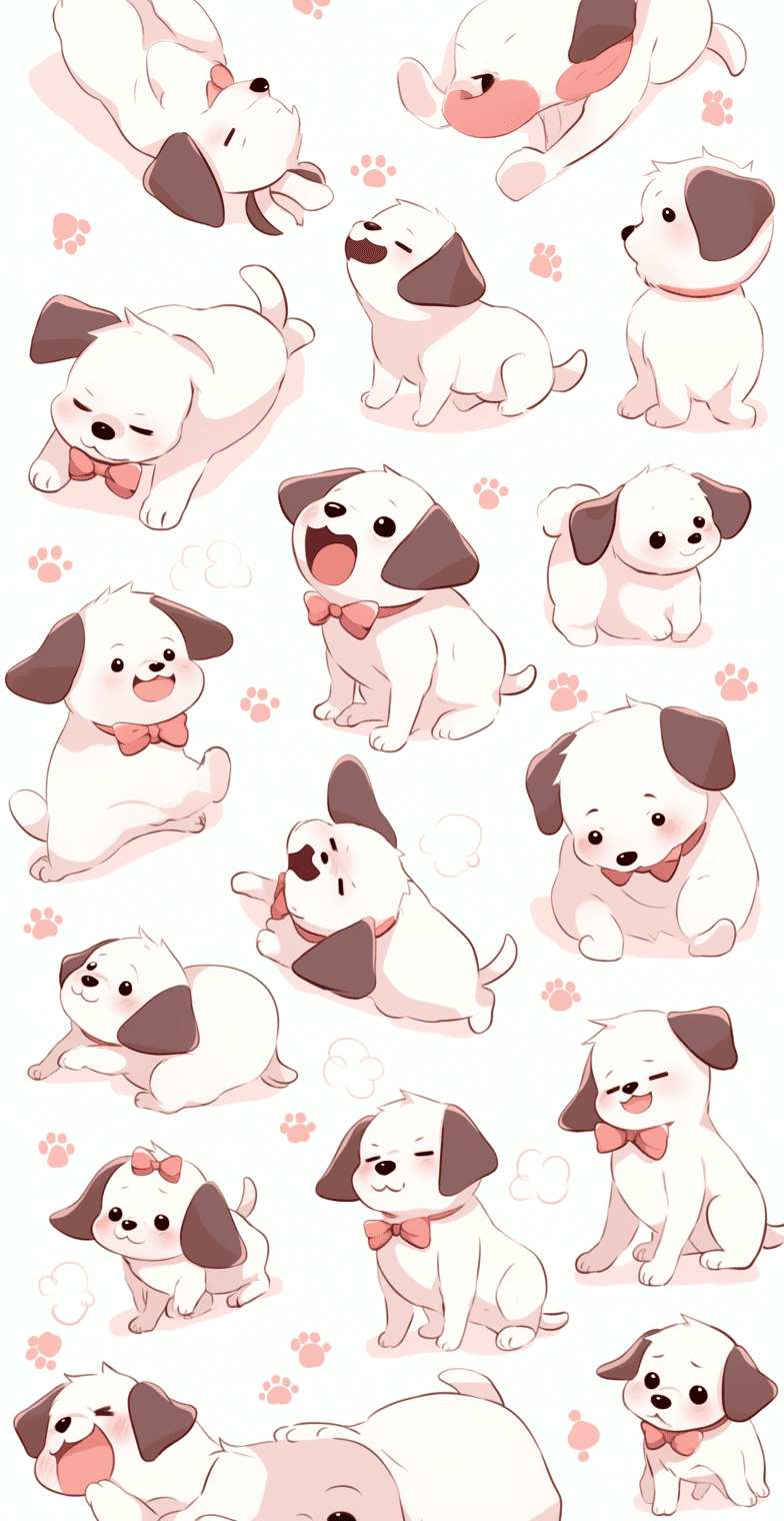Dog 122 original repeating artwork