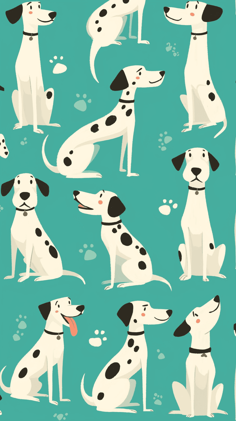 Dog 207 original repeating artwork