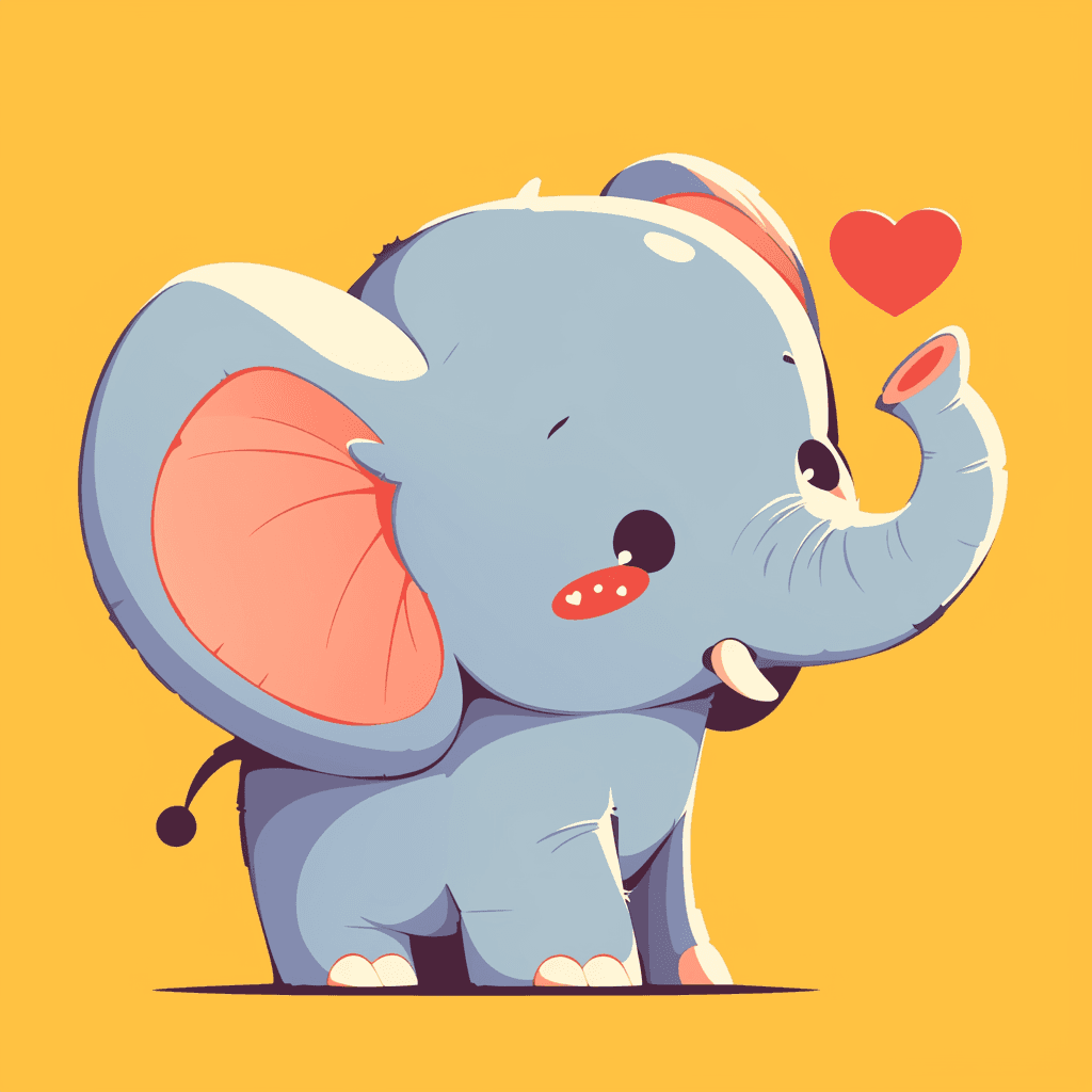 Elephant Wander original repeating artwork