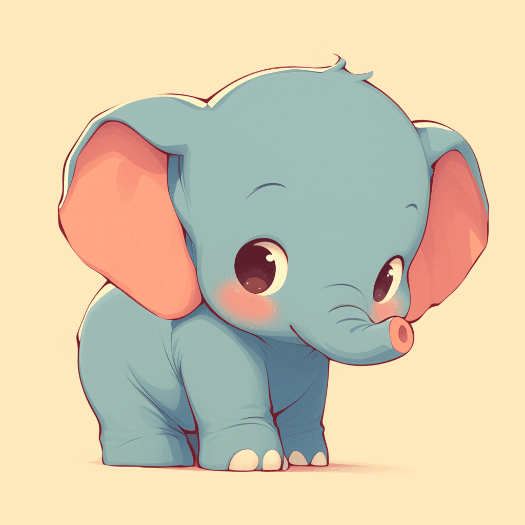 Elephant Play original repeating artwork
