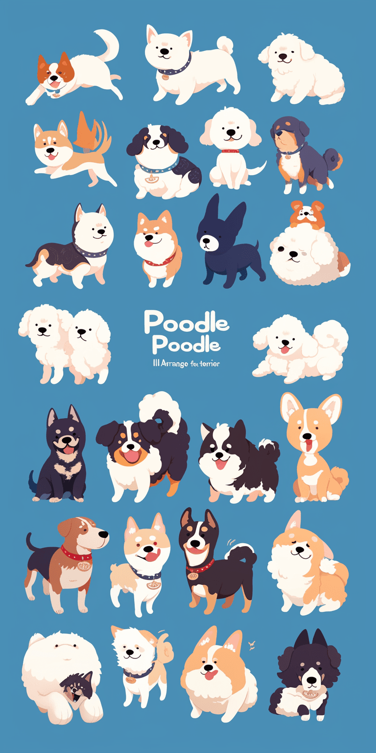Dog 206 original repeating artwork