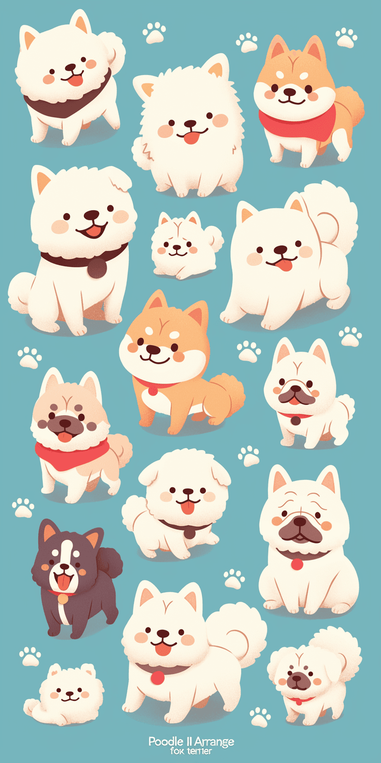 Dog 205 original repeating artwork