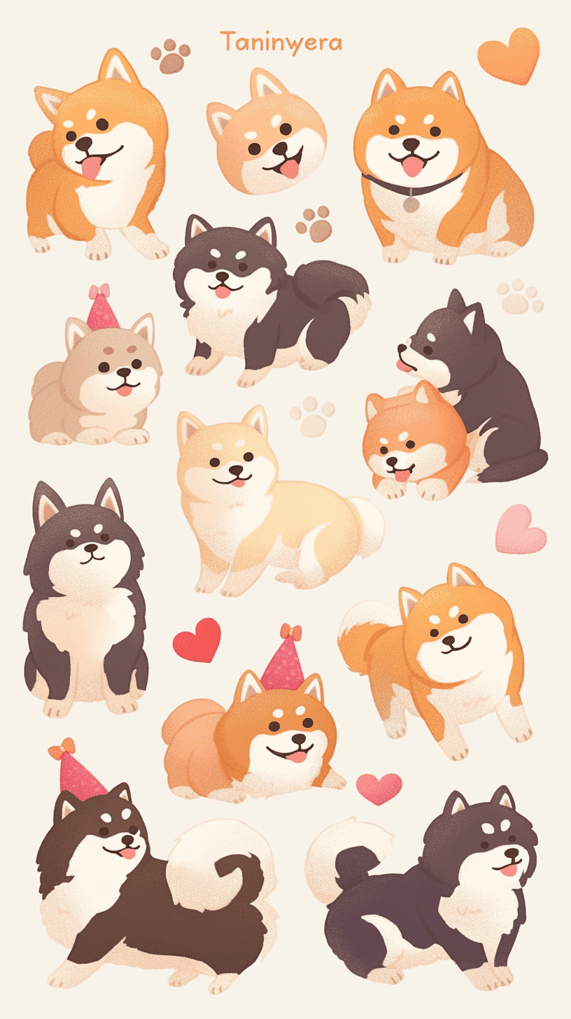 Dog 217 original repeating artwork
