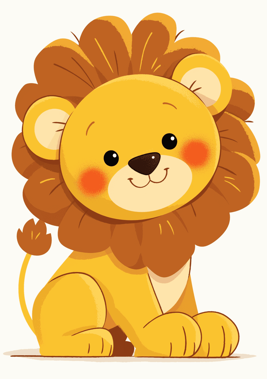 Lion Prism original repeating artwork