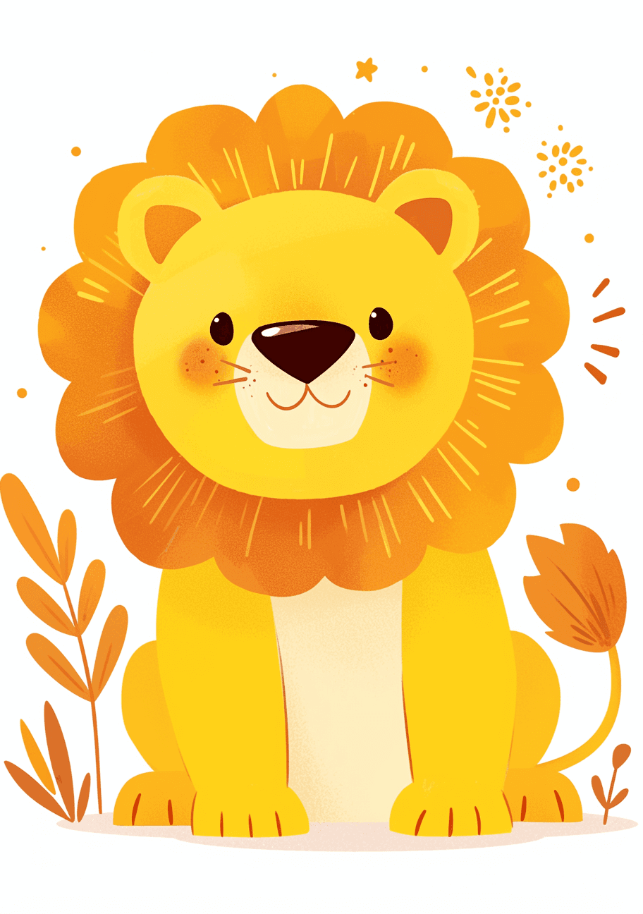 Lion Groove original repeating artwork