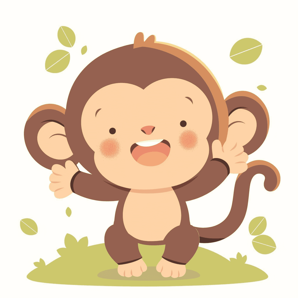 Monkey Shade original repeating artwork
