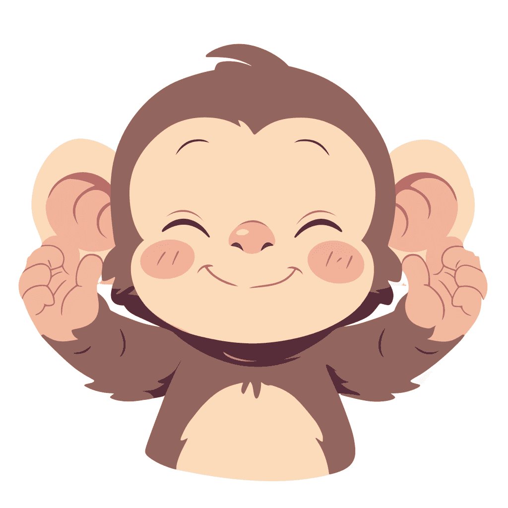 Monkey Starlight original repeating artwork