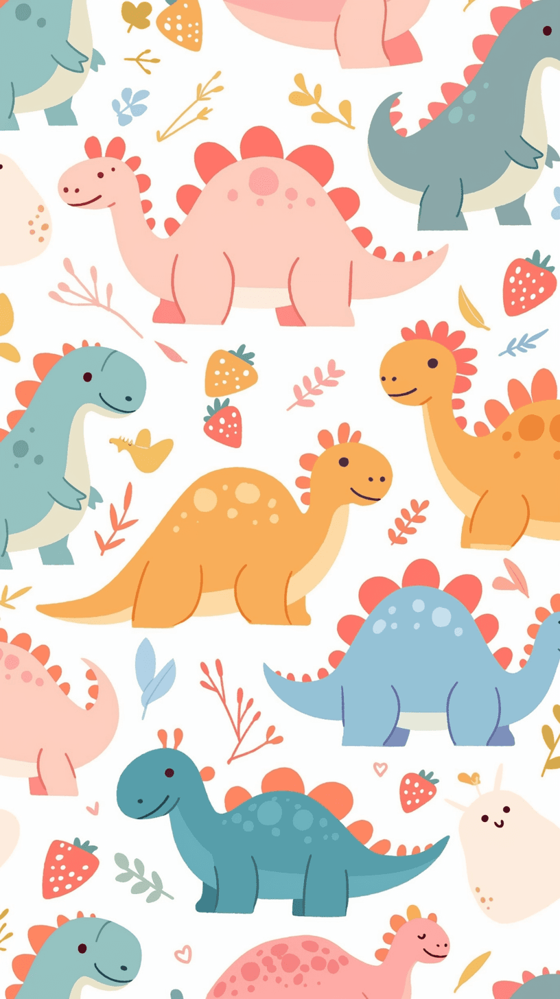 Dinosaur Hue original repeating artwork