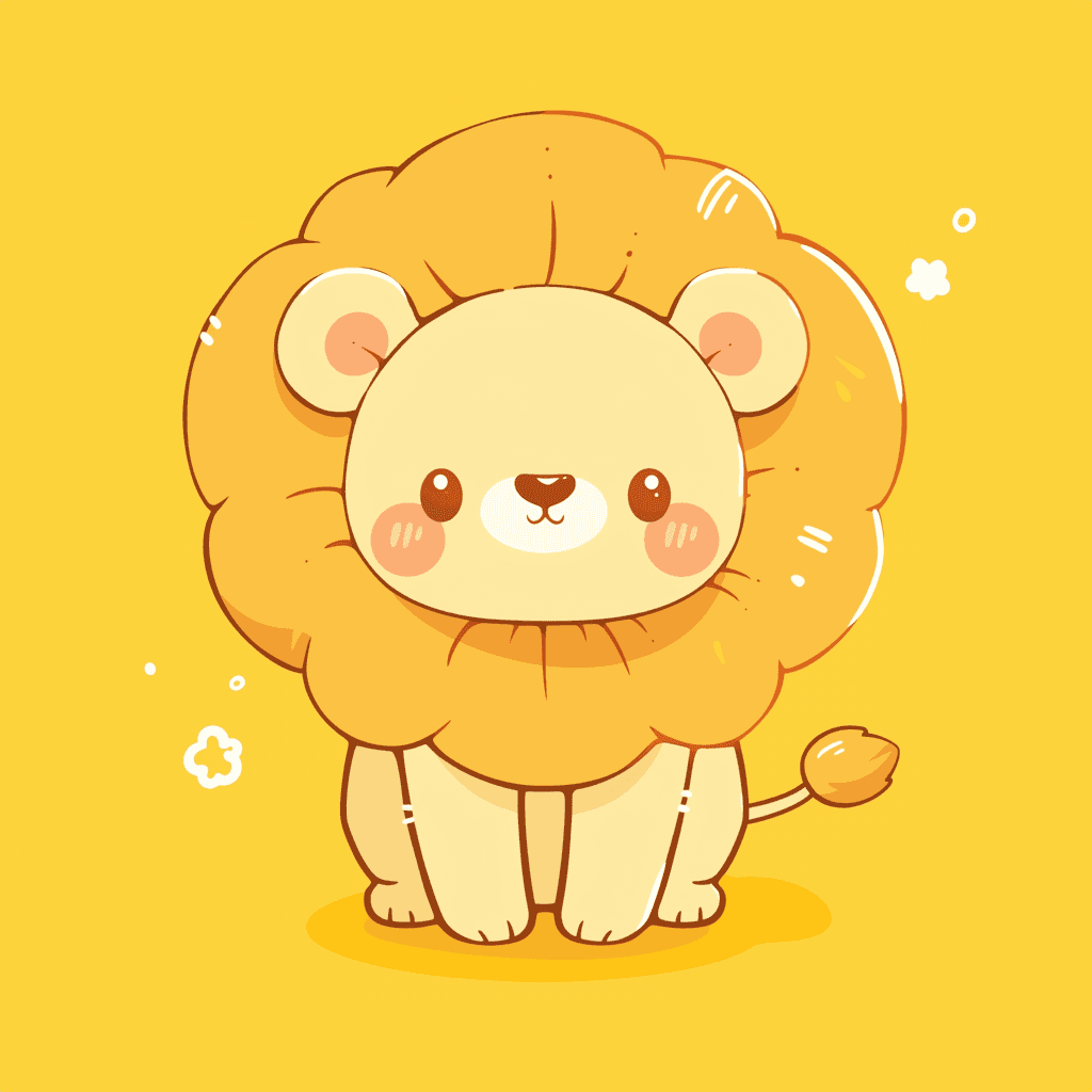 Lion 011 original repeating artwork