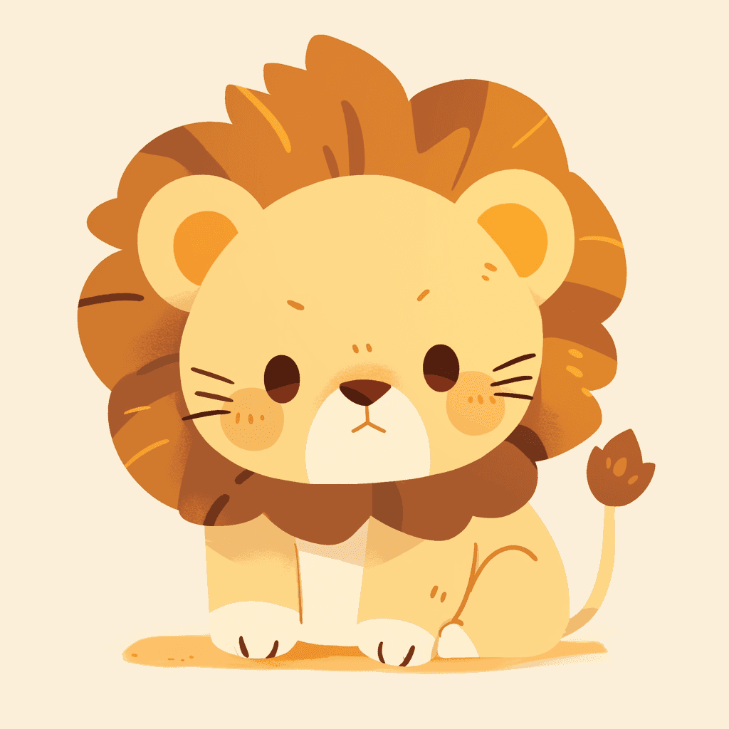Lion 009 original repeating artwork