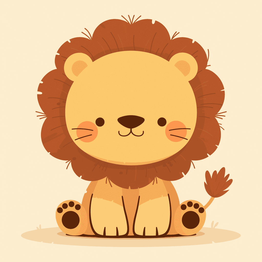 Lion 005 original repeating artwork