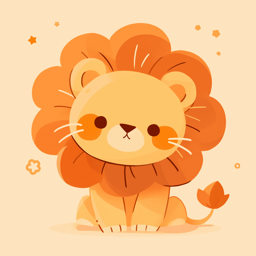Lion Rush original repeating artwork